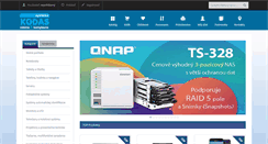 Desktop Screenshot of obchod.kodas.sk
